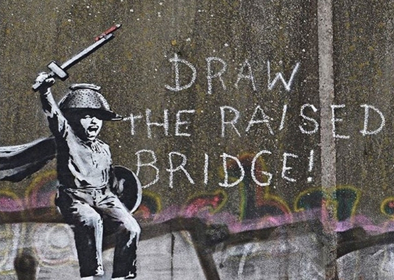 Scott Street Bridge - Banksy